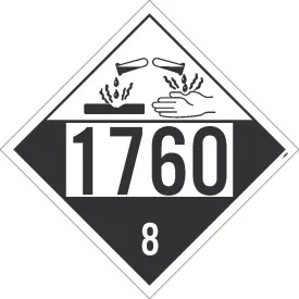 1760 8 Dot Placard Sign