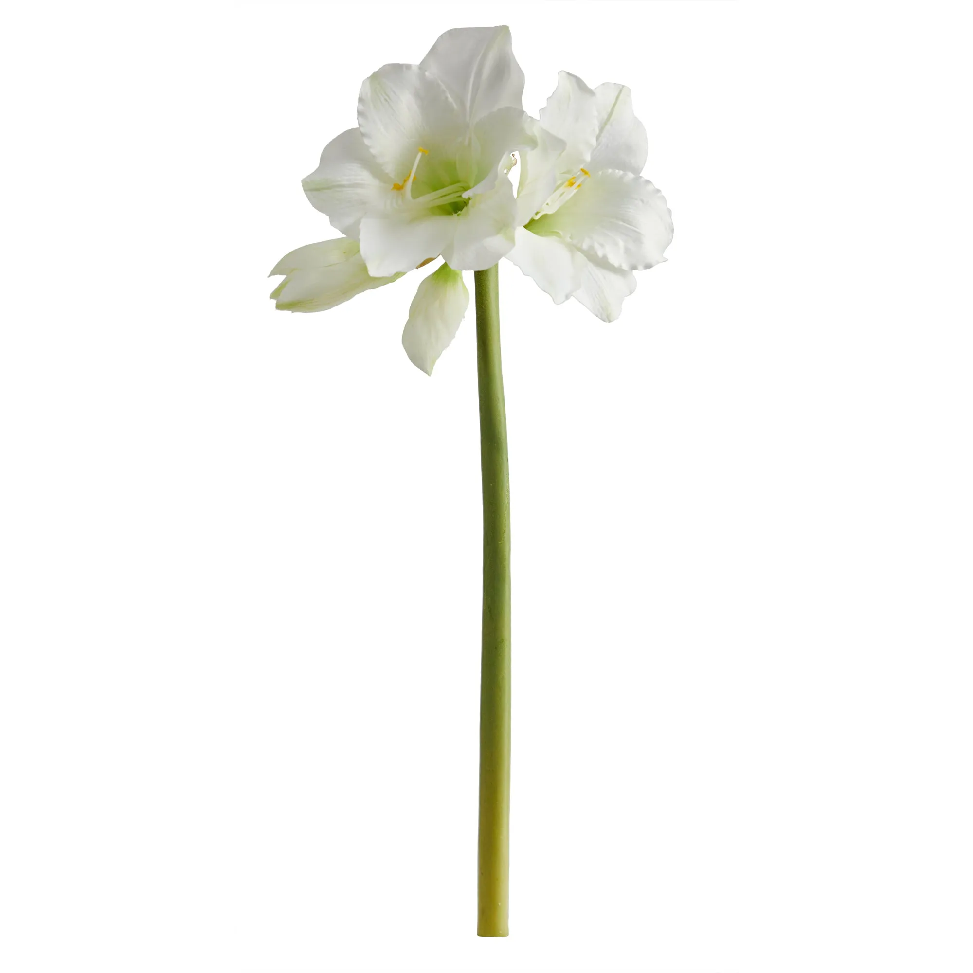 31" Artificial Amaryllis Flower (Set of 3) - Low Maintenance, Life-Like & Vibrant Silk Flowers For Busy People.