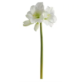 31" Artificial Amaryllis Flower (Set of 3) - Low Maintenance, Life-Like & Vibrant Silk Flowers For Busy People.