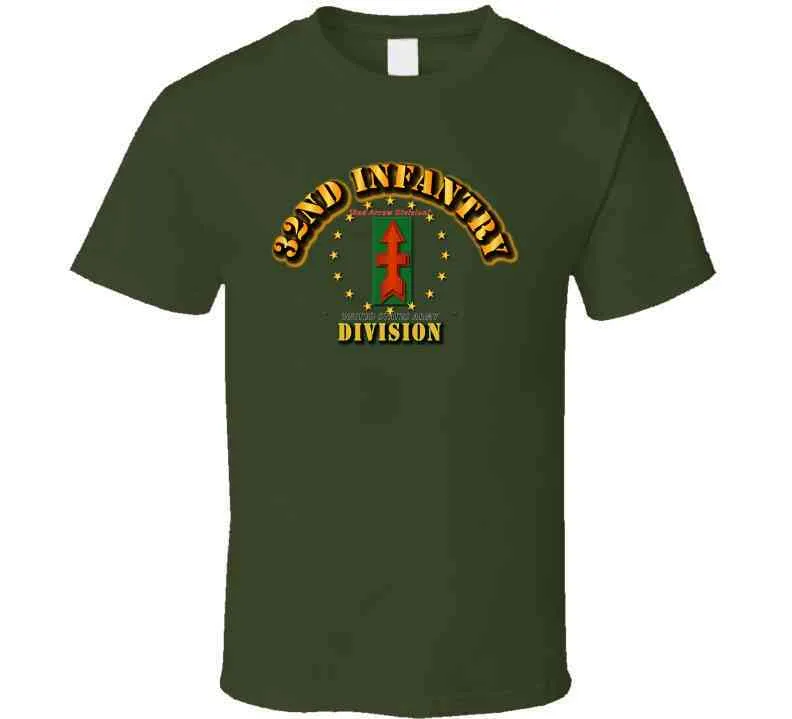 32nd Infantry Division - Red Arrow Division T Shirt