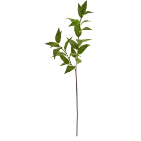 34" Artificial Laurel Leaf Spray (Set of 6) - Low Maintenance, Life-Like & Vibrant Silk Flowers For Busy People.