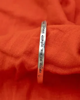 92.5 Silver Vakartunda Mahakay Female Bangle