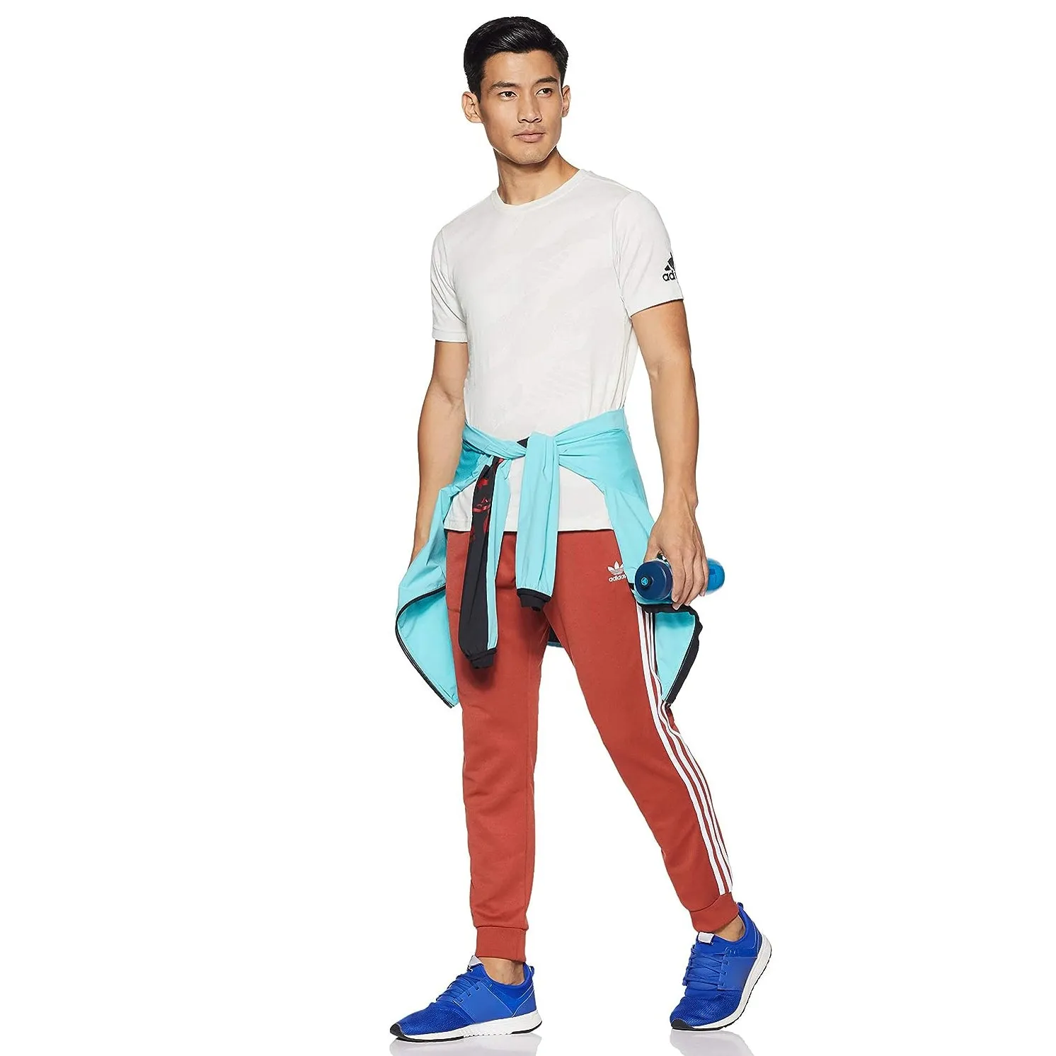 AD - Men 'Light Coral' Classics 3-Stripes Jogger Trouser AD243