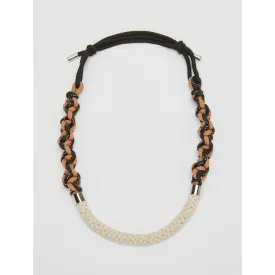 Angelo Trinkets - Necklace - Beige/Black