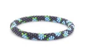 Blue Petals Bracelet - Extended 8"