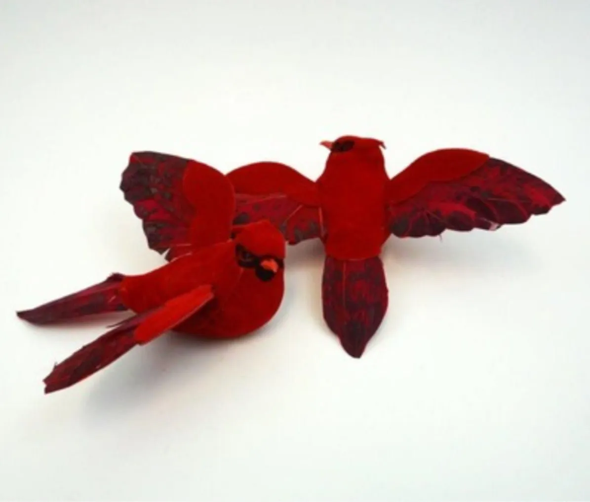 Box of Cardinal red birds x 6