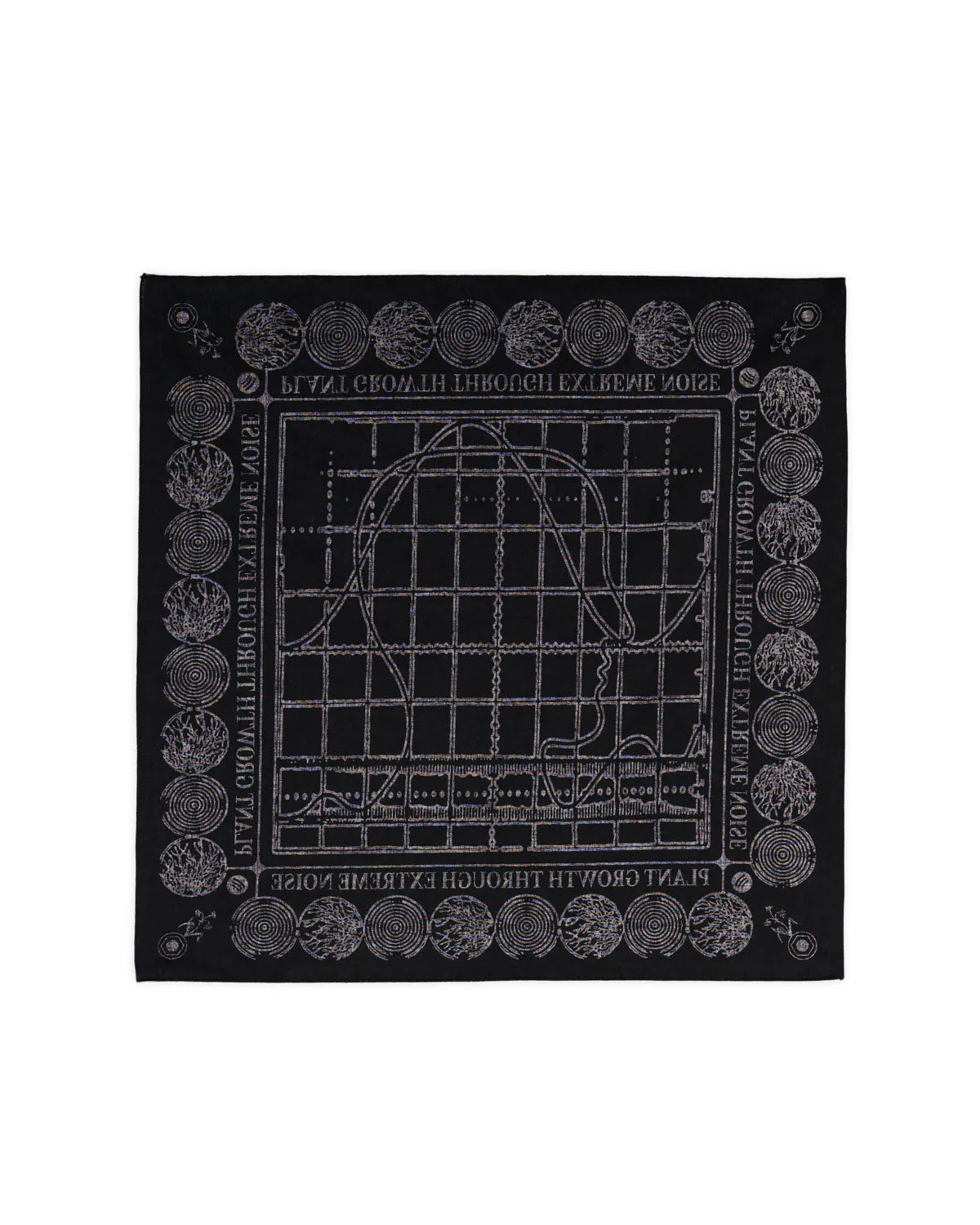 Brain Dead Plant Growth Bandana - Black