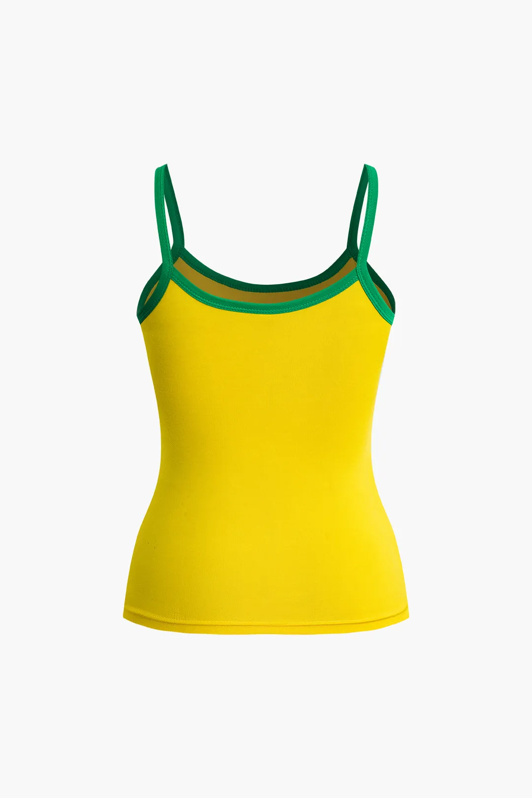 BRASIL Print Contrast Cami Top