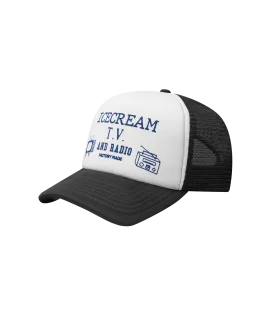 BROADCAST TRUCKER CAP - BLACK