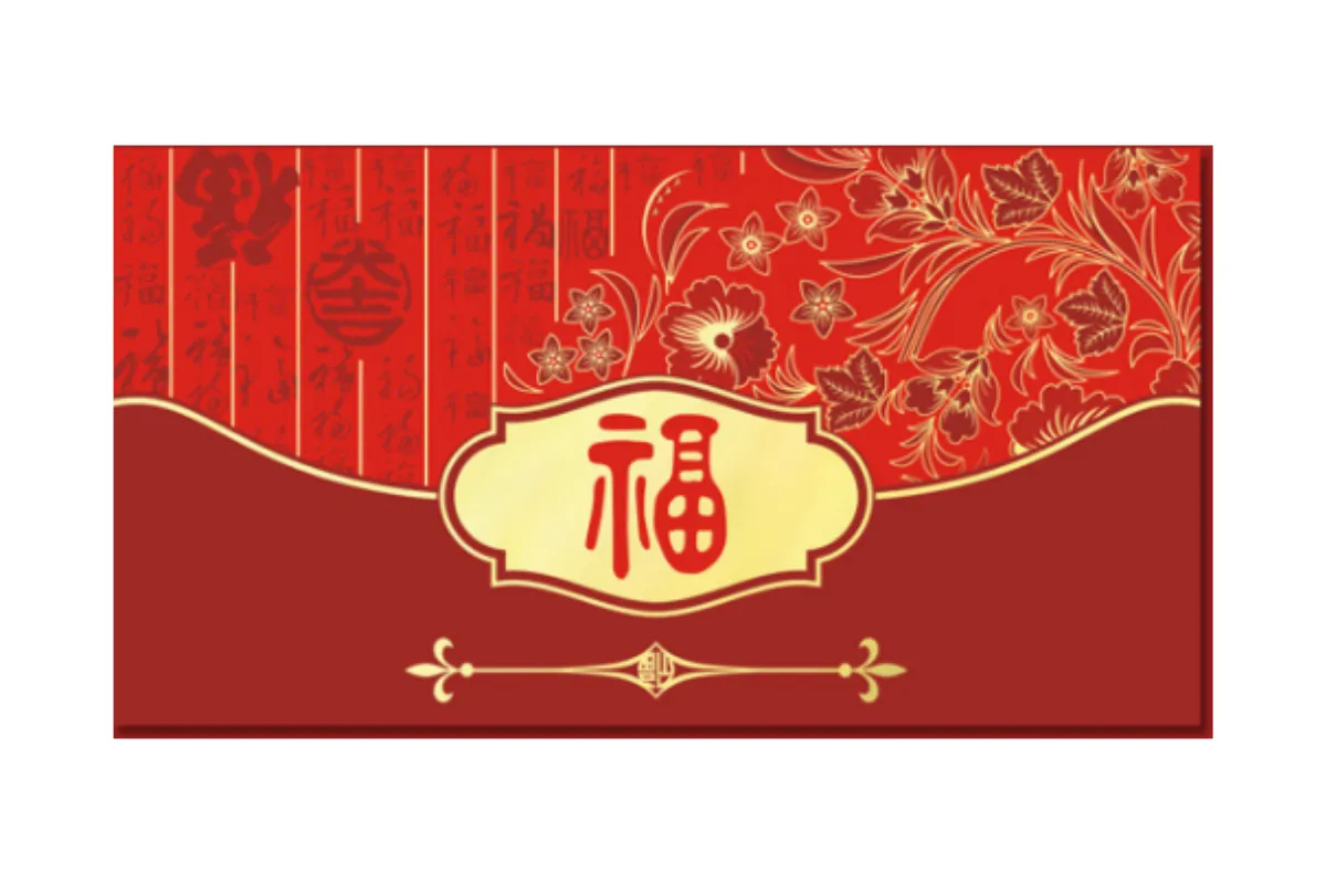 Chinese New Year Premium Horizontal Red Packets (30pcs)