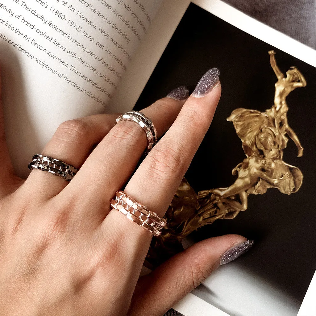 Classic Love Song Ring [Pink gold]
