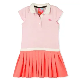Colorblock Slub Jersey Dress