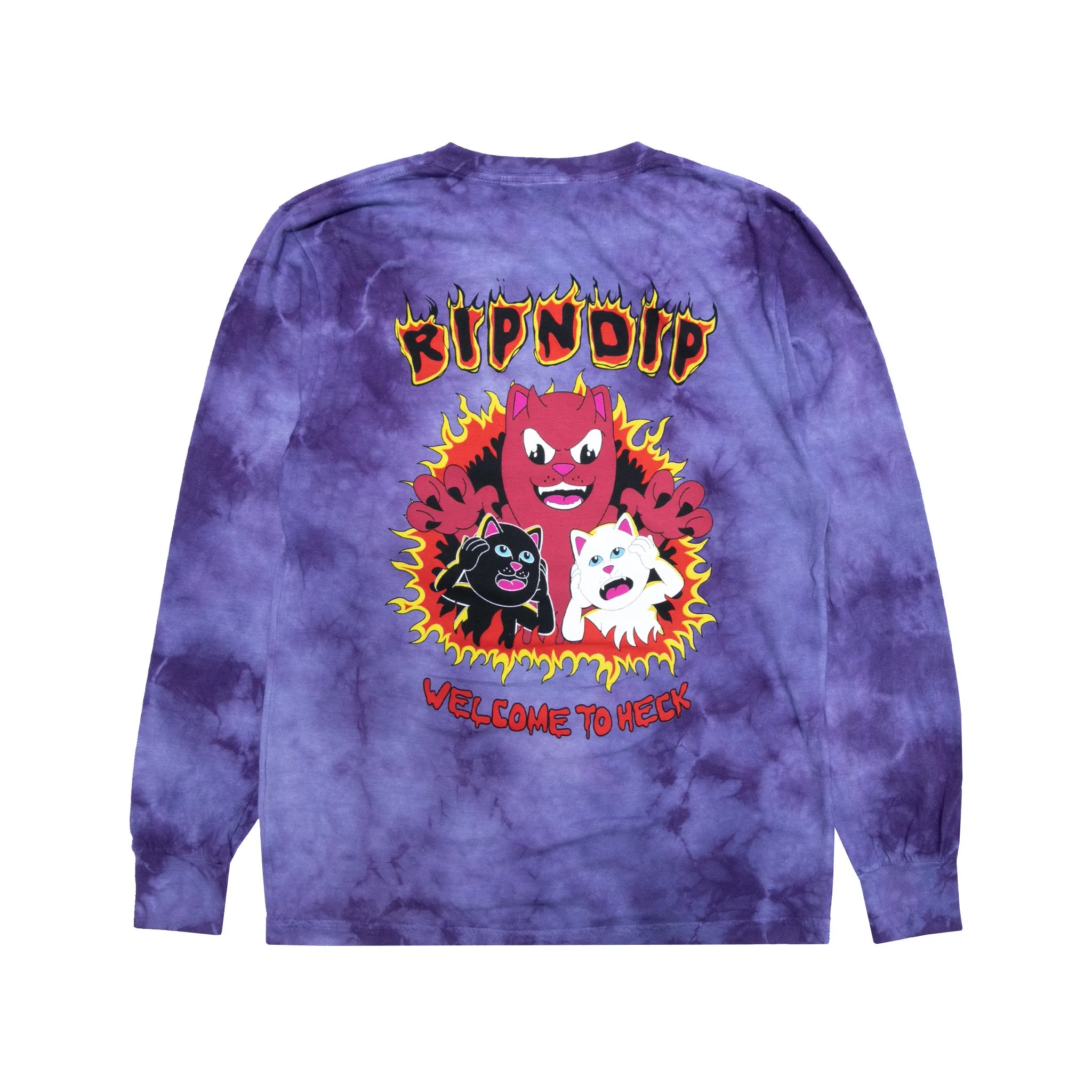 Dark Side Long Sleeve (Plum Lightning Wash)