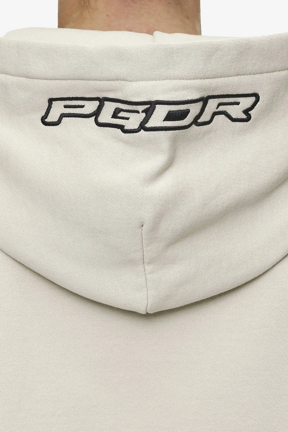 Duan Boxy Hoodie Washed Light Beige
