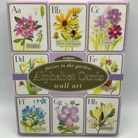 EeBoo Fairies In The Garden Alphabet Wall Cards