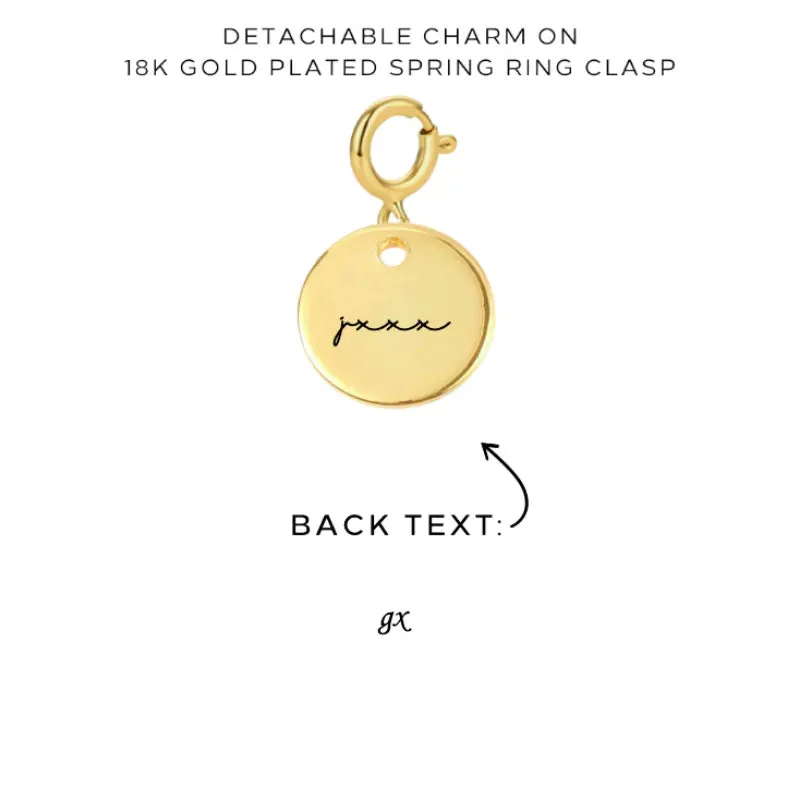 Engraved Charms with Detachable Clasp - Customer's Product with price 12.00