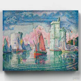 Entrance to the Port of La Rochelle - Paint by Numbers