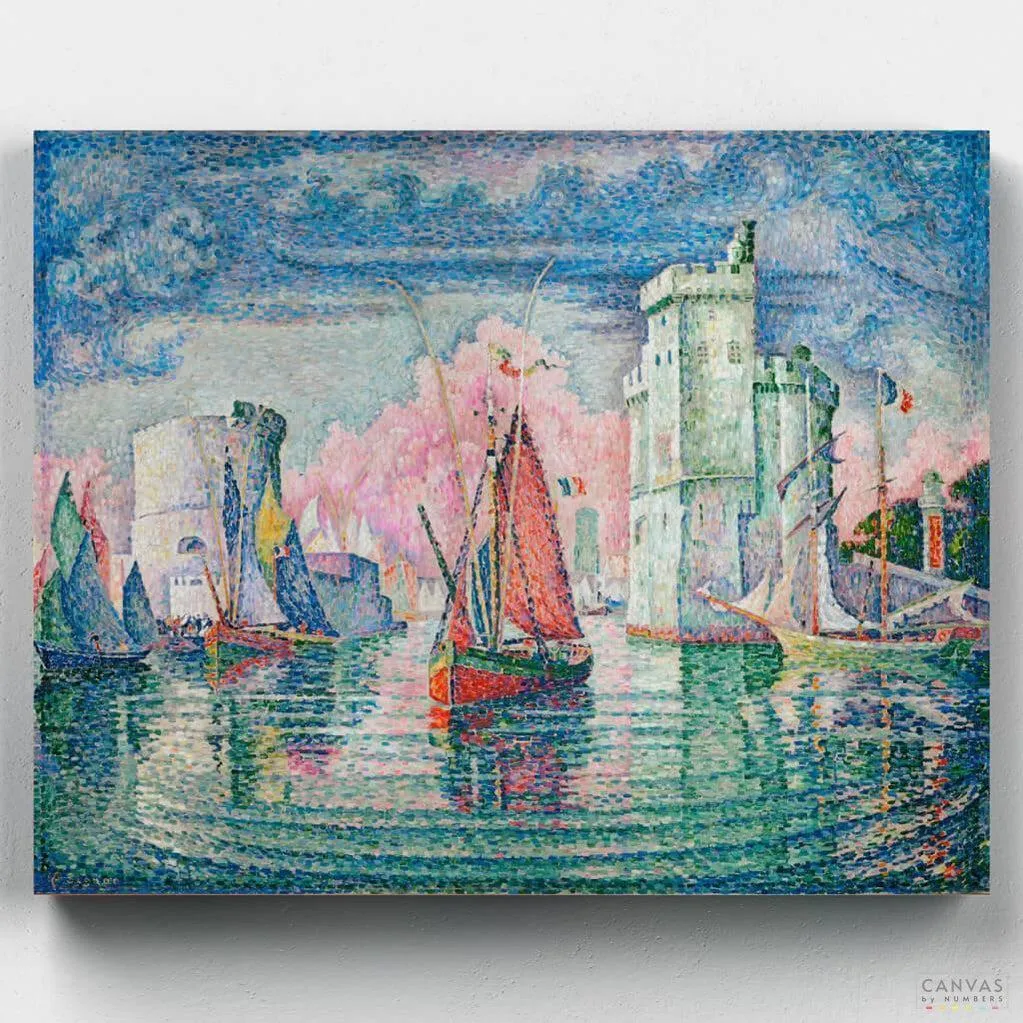 Entrance to the Port of La Rochelle - Paint by Numbers