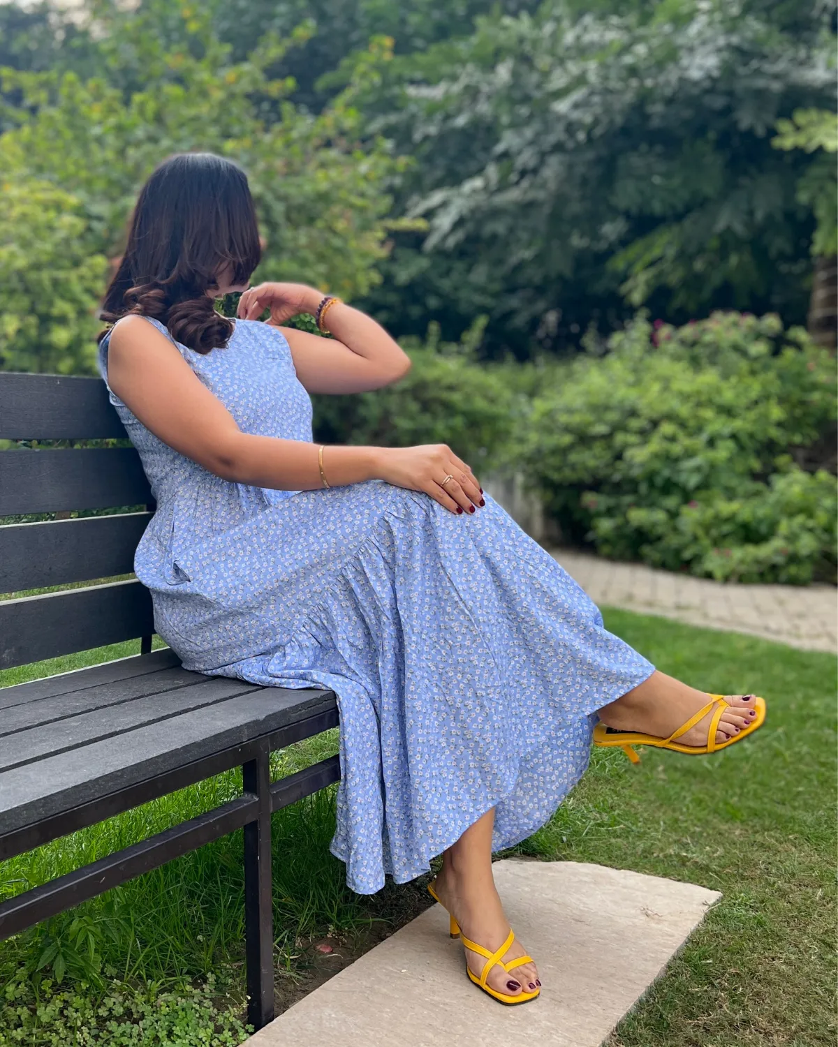 Little Daisy Sleeveless Tiered Dress