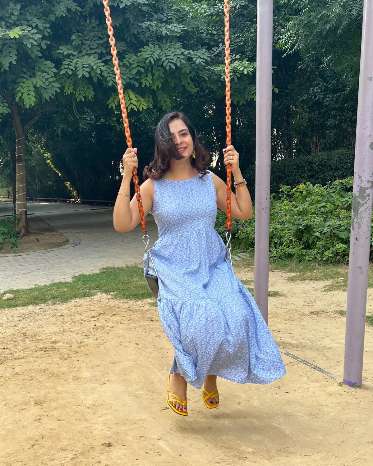 Little Daisy Sleeveless Tiered Dress