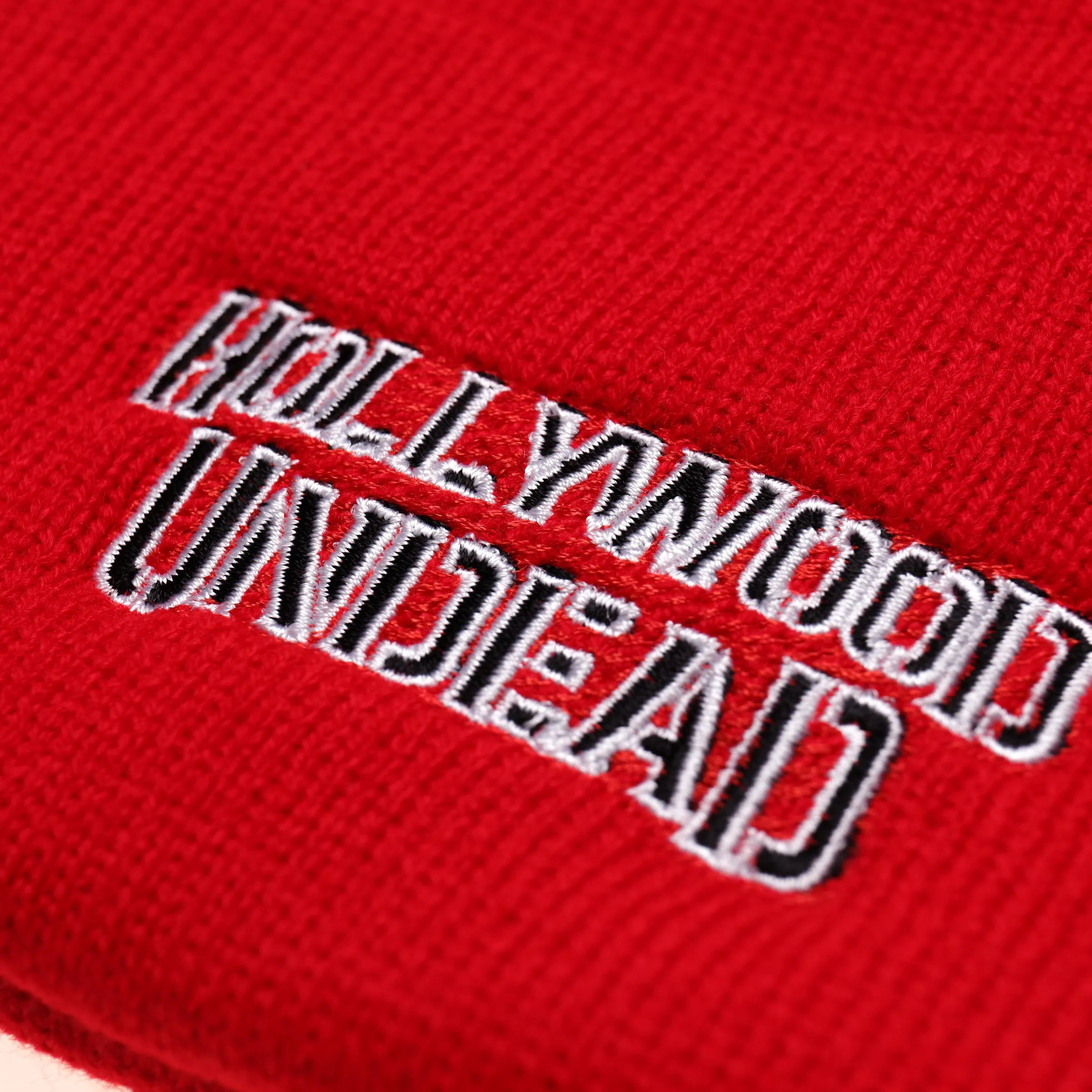 Logo Cuff Beanie (Red)