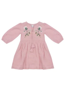 Nadia Dress-Pink Lady Apple