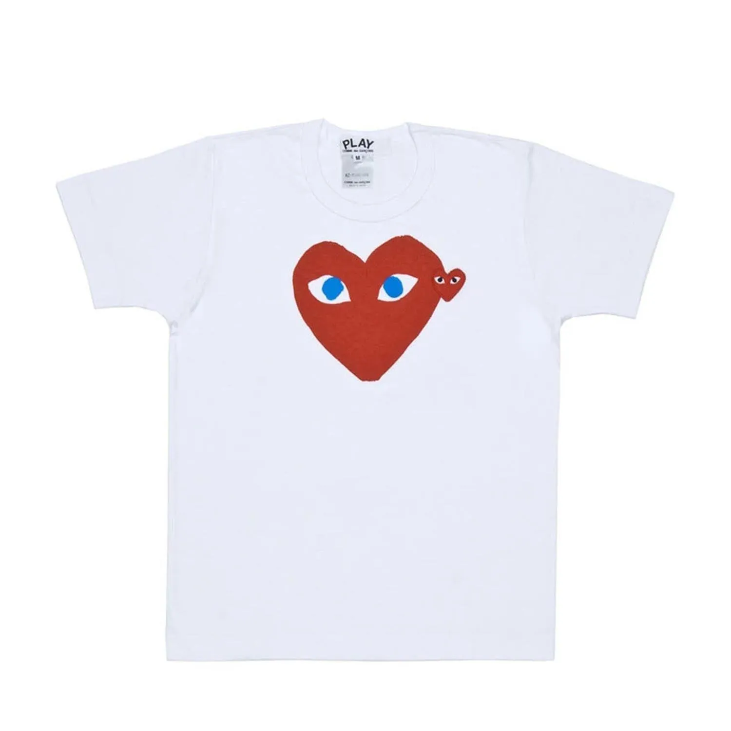 PLAY RED HEART BLUE EYED T-SHIRT