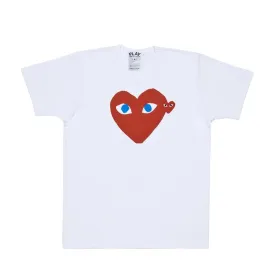 PLAY RED HEART BLUE EYED T-SHIRT