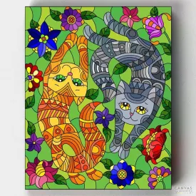 Playful Kittens - Paint by Numbers Kit