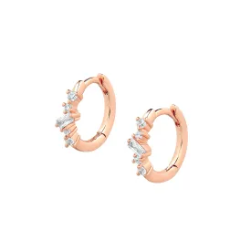 Rose Gold Kirsten Huggies