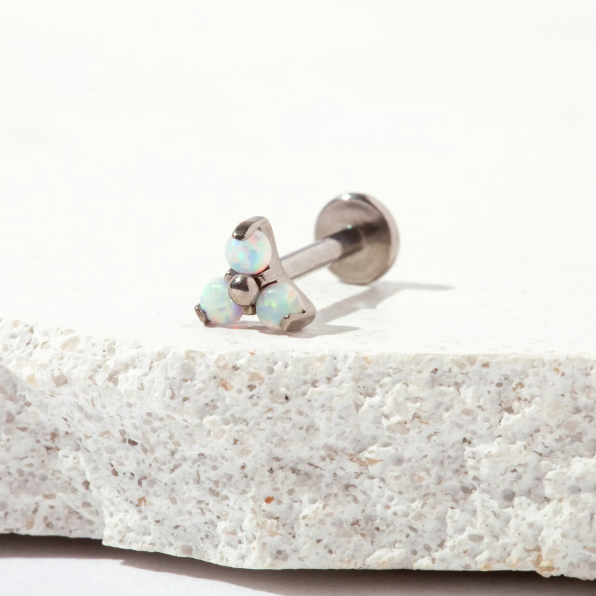 Single Astrid Flat Back Stud Earring