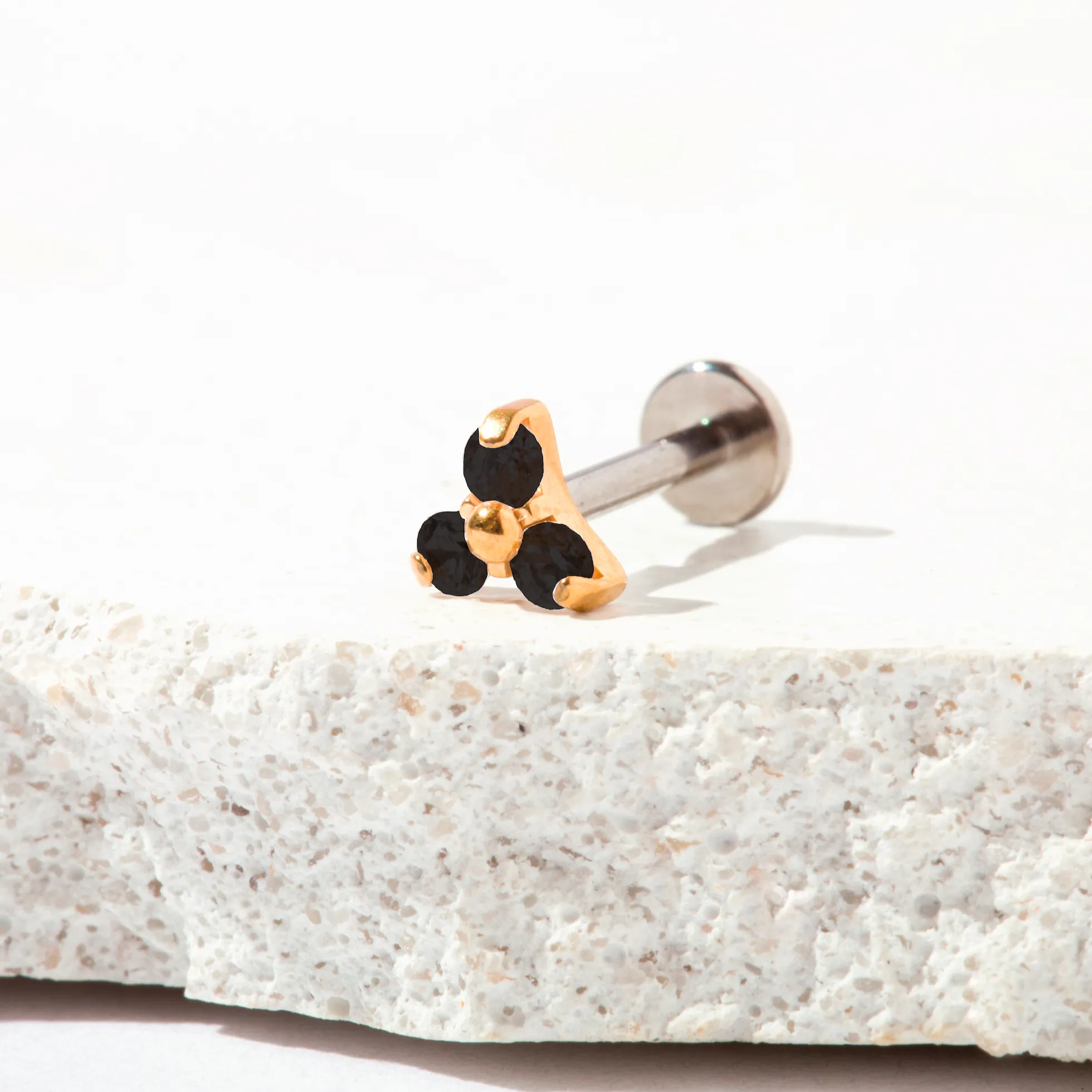 Single Astrid Flat Back Stud Earring