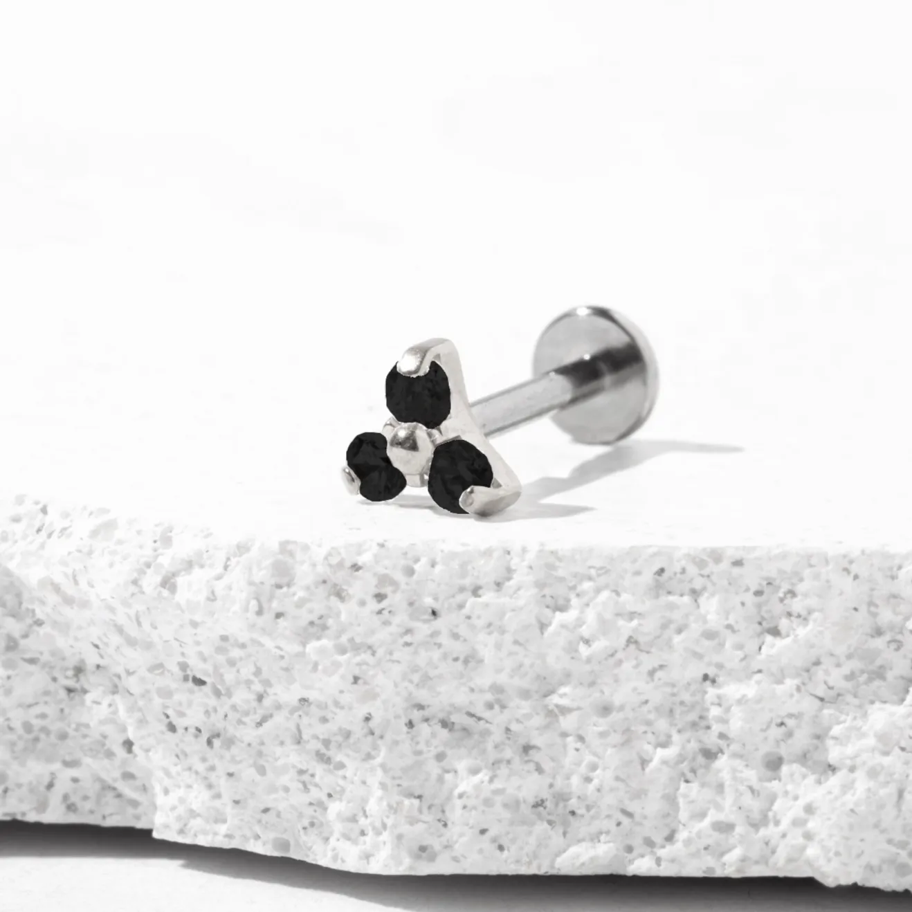 Single Astrid Flat Back Stud Earring