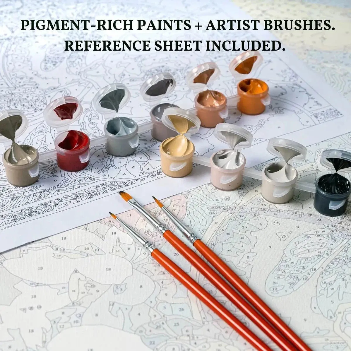 Starry Night Paint by Numbers