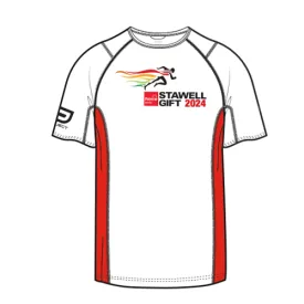 STG24 Men's Active Run Tee - WHITE