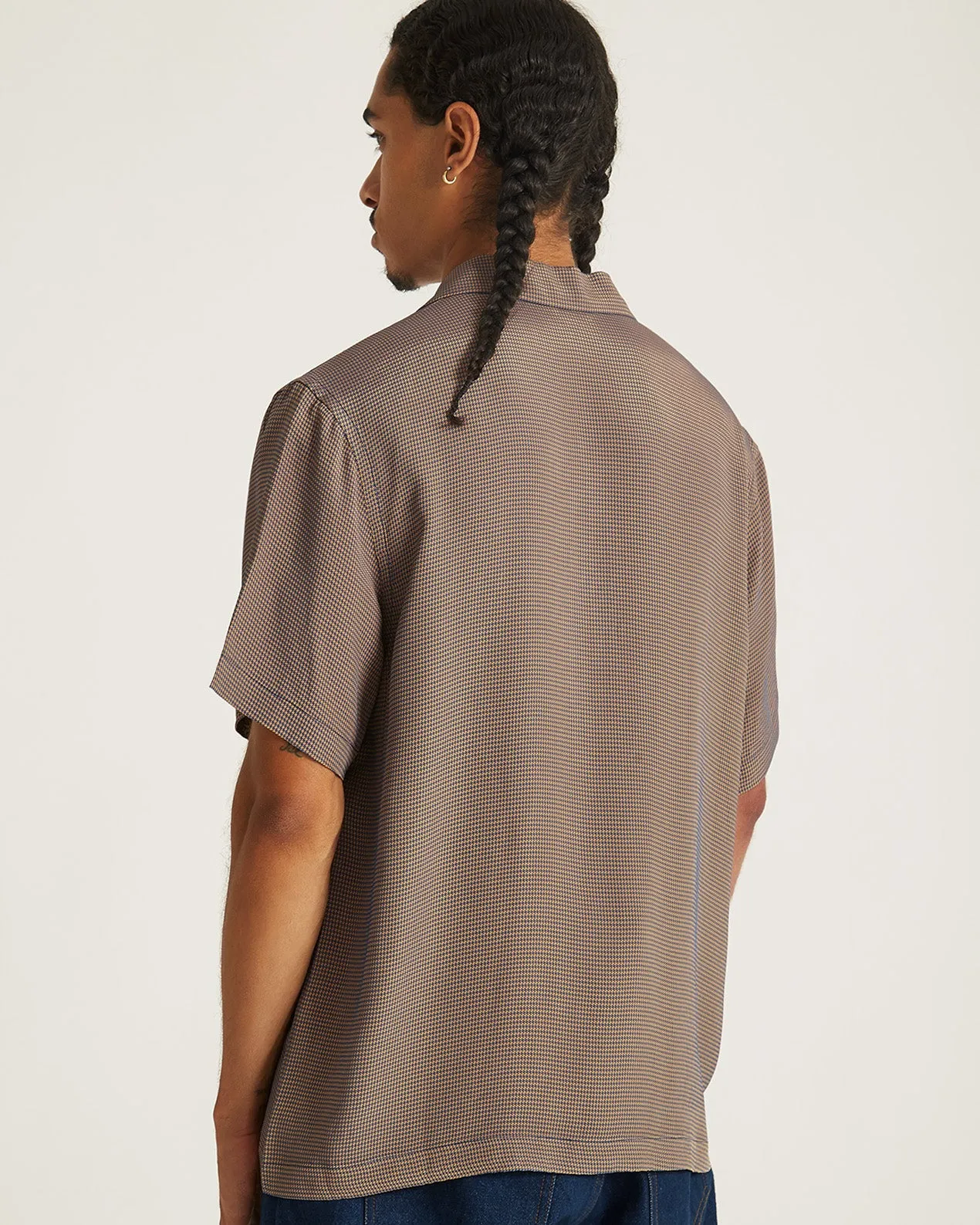 York Mini Houndstooth Short Sleeve Shirt